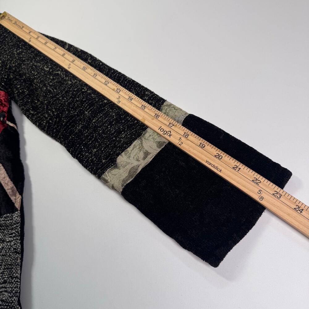 Vintage 90s Flashback Patch Work Button Up Jacket… - image 4